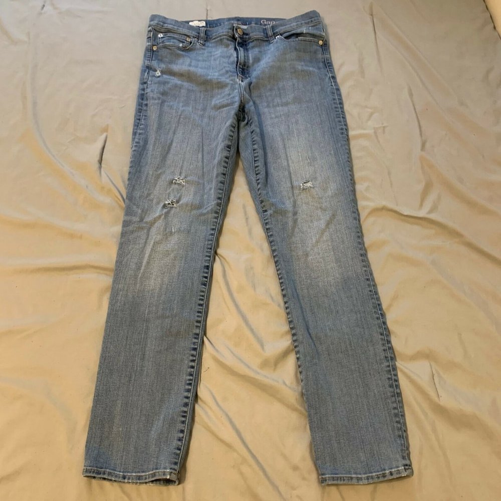 Gap Light Blue Slim Straight Womens Size 34R